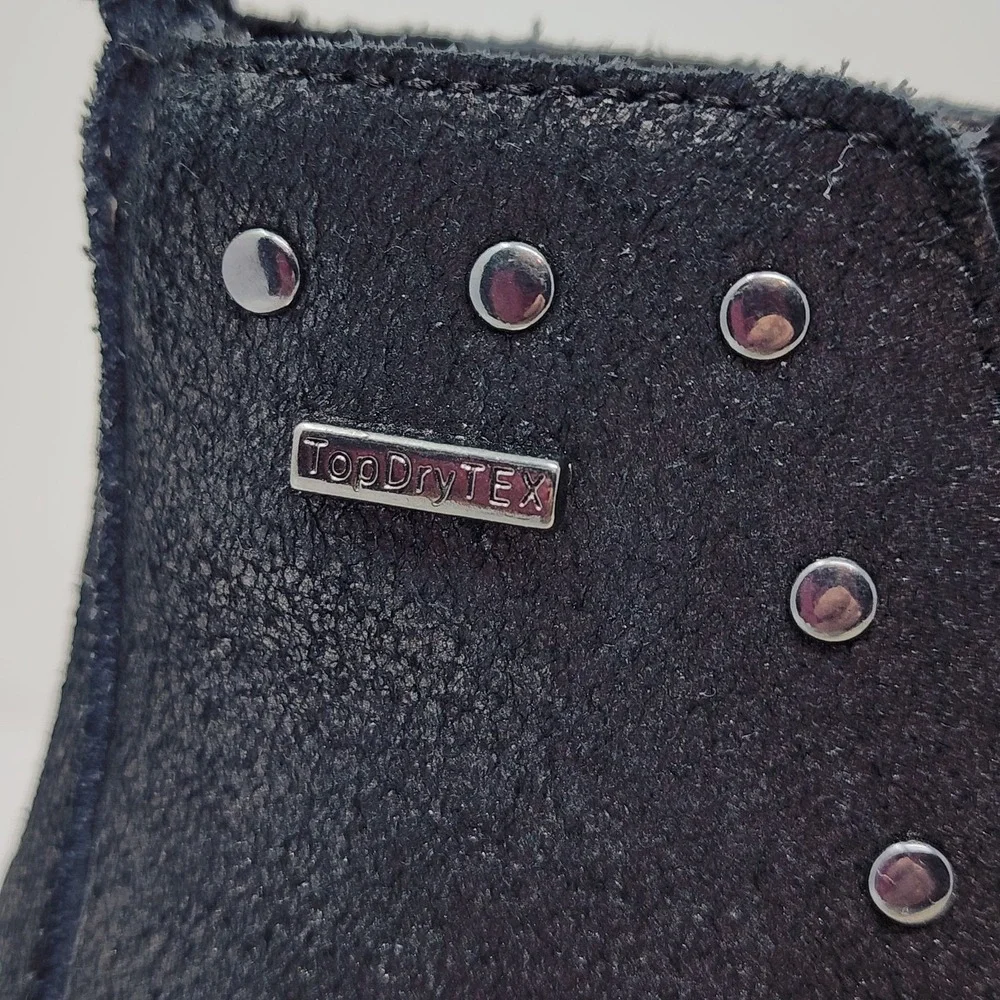 Josef Seibel Ankle Boots‎ Womens EU 41 US 10 Romika Daisy Black Suede Studded 2